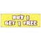 Signmission BUY 1 GET 1 FREE BANNER SIGN bogo free discounted sale promotion bogof B-72 Buy 1 Get 1 Free - alternate 1